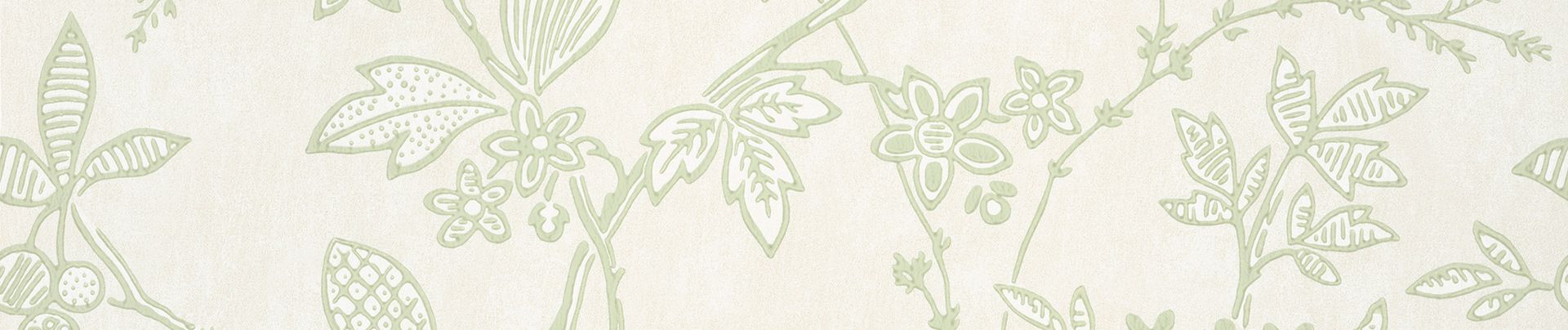 Wrest Trail - Shoot Green Floral Wallpaper | Little Greene