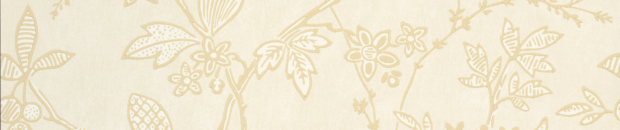 Wrest Trail - Sand Neutral Floral Wallpaper | Little Greene