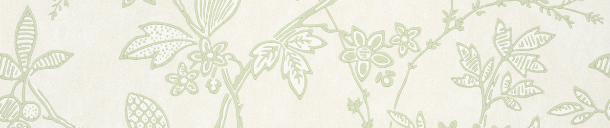 Wrest Trail - Shoot Green Floral Wallpaper | Little Greene