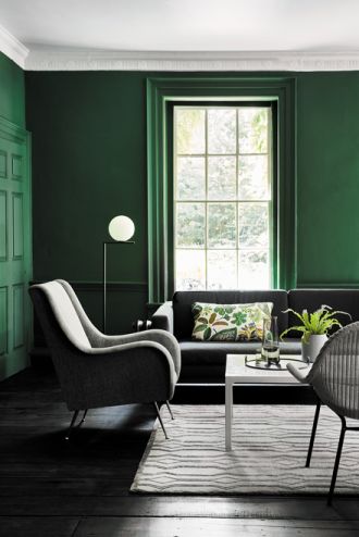 Buy 'Puck' Luxury Dark Green Paint Online | Little Greene