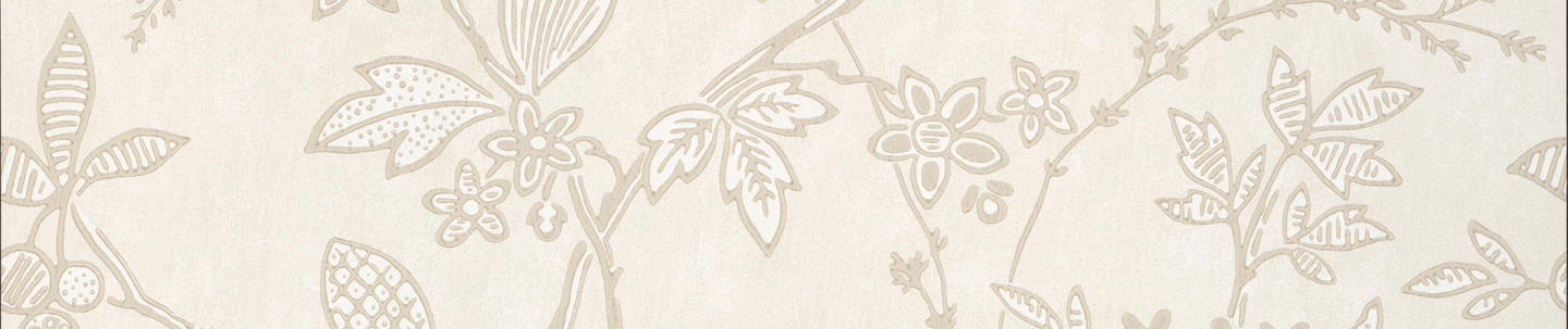 Wrest Trail - Lime Plaster Floral Wallpaper | Little Greene