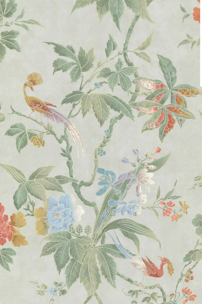 Little Greene Paradise Pink Wallpaper - Decor from Period Property