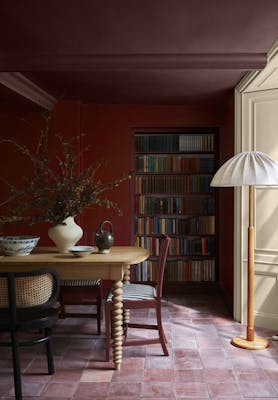 Bronze Red Dining Room