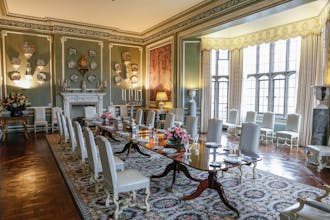 Dining Room: Normandy Grey 79, Dining Room Frames: Pearl Colour 167. Images supplied by Campbell Smith & Co.