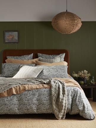 Wall: Olive Colour, Ceiling: French Grey - Pale