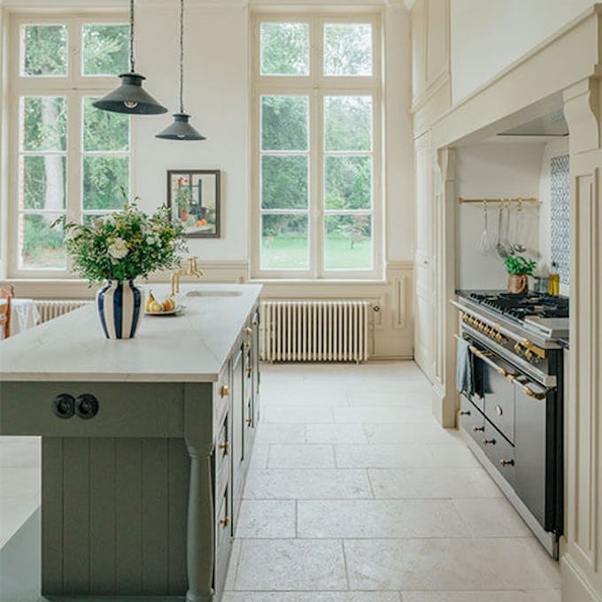 A timeless, tranquil kitchen space at Le Fleur